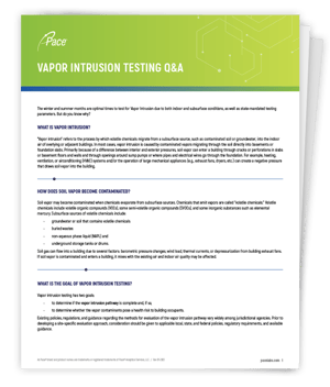 Vapor Intrusion Q&A thumbnail Vapor Intrusion Q&A thumbnail