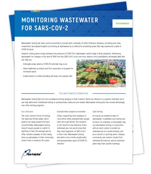 Fact Sheet_Monitoring COVID in Wastewater Fact Sheet_Monitoring COVID in Wastewater